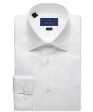 David Donahue Trim Fit Dress Shirt