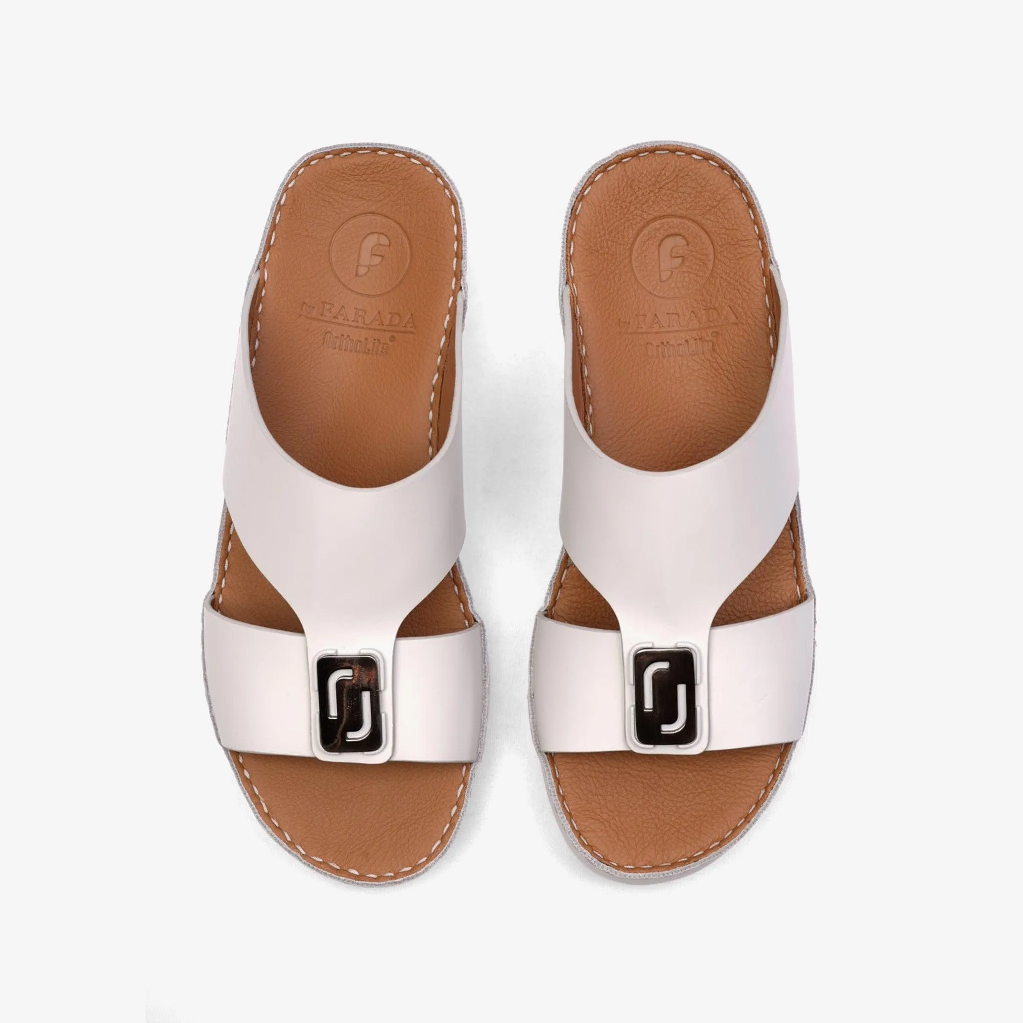 DAVINCI TIMELESS MATT ARABIC SANDALS LIGHT-GREY