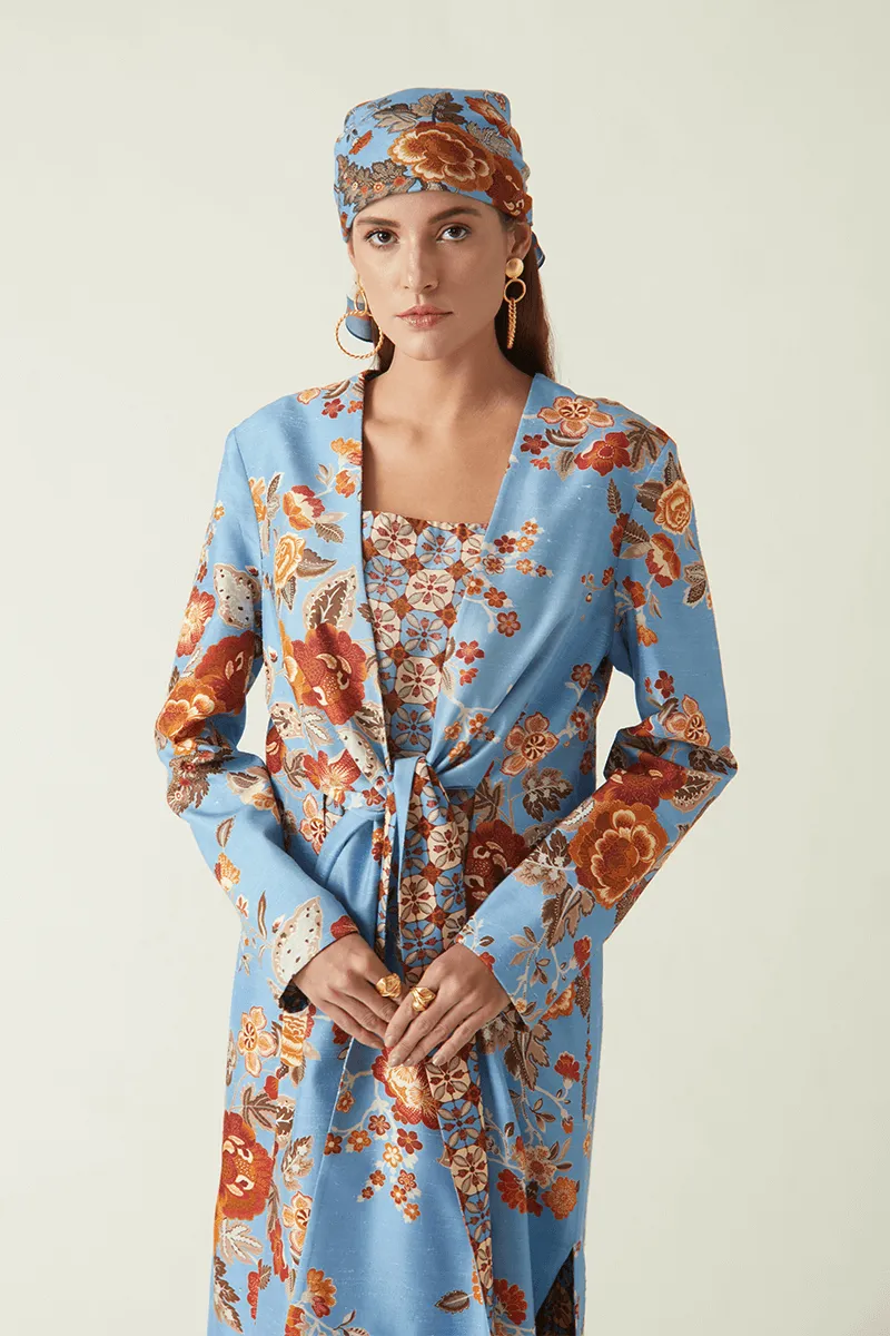 Deyjay blue printed jacket
