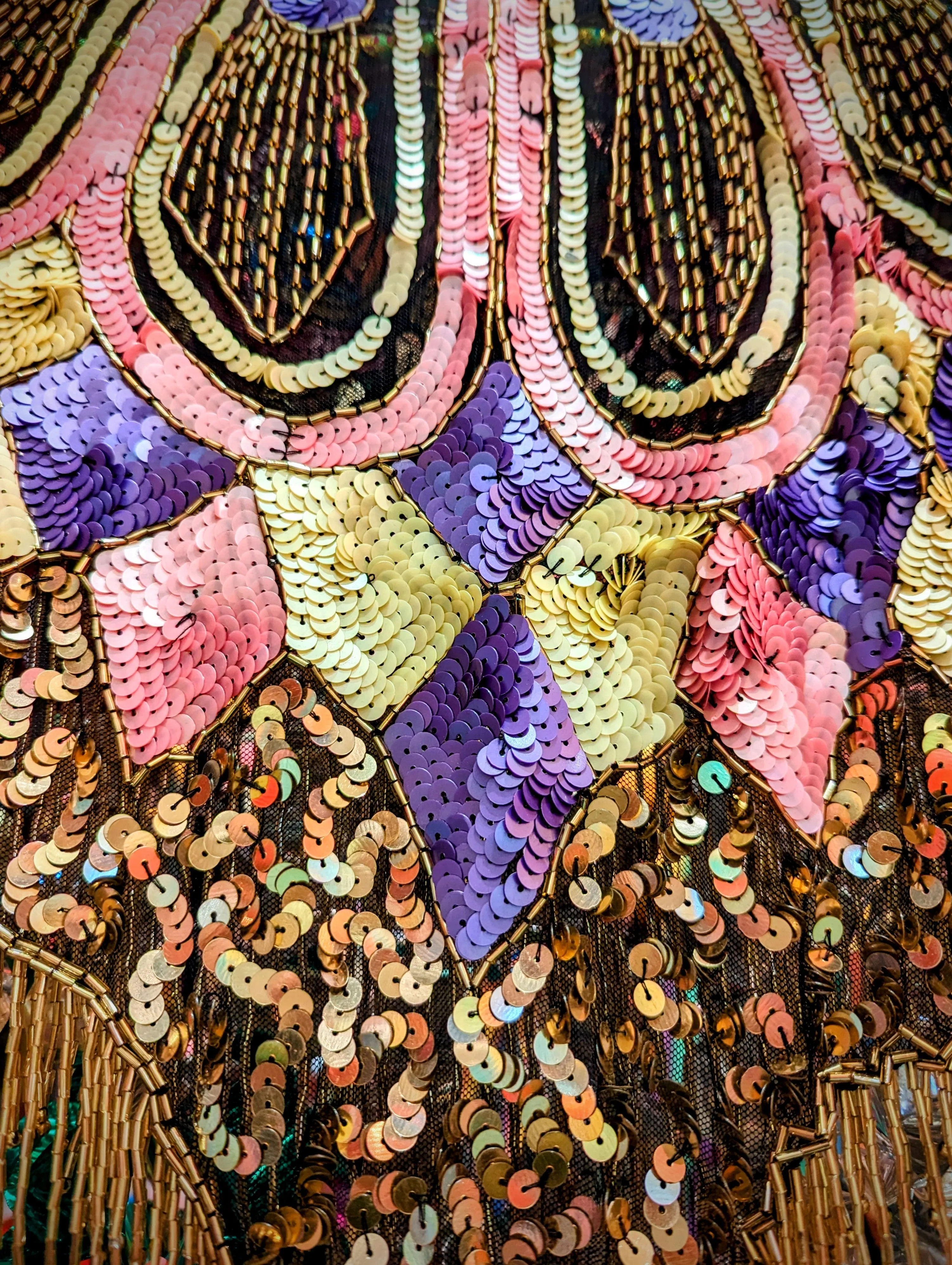 Disco dolly sequin cape