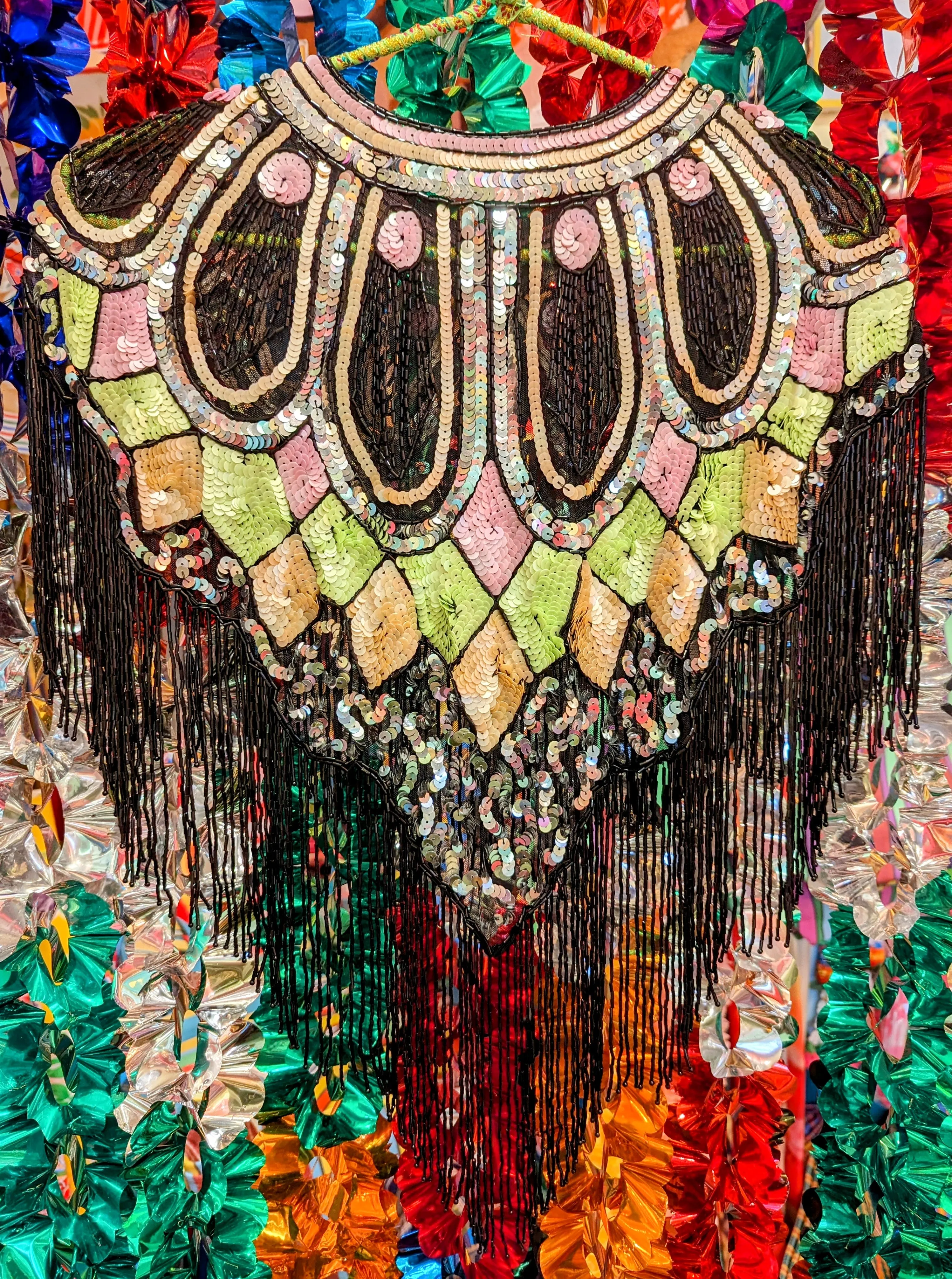 Disco dolly sequin cape