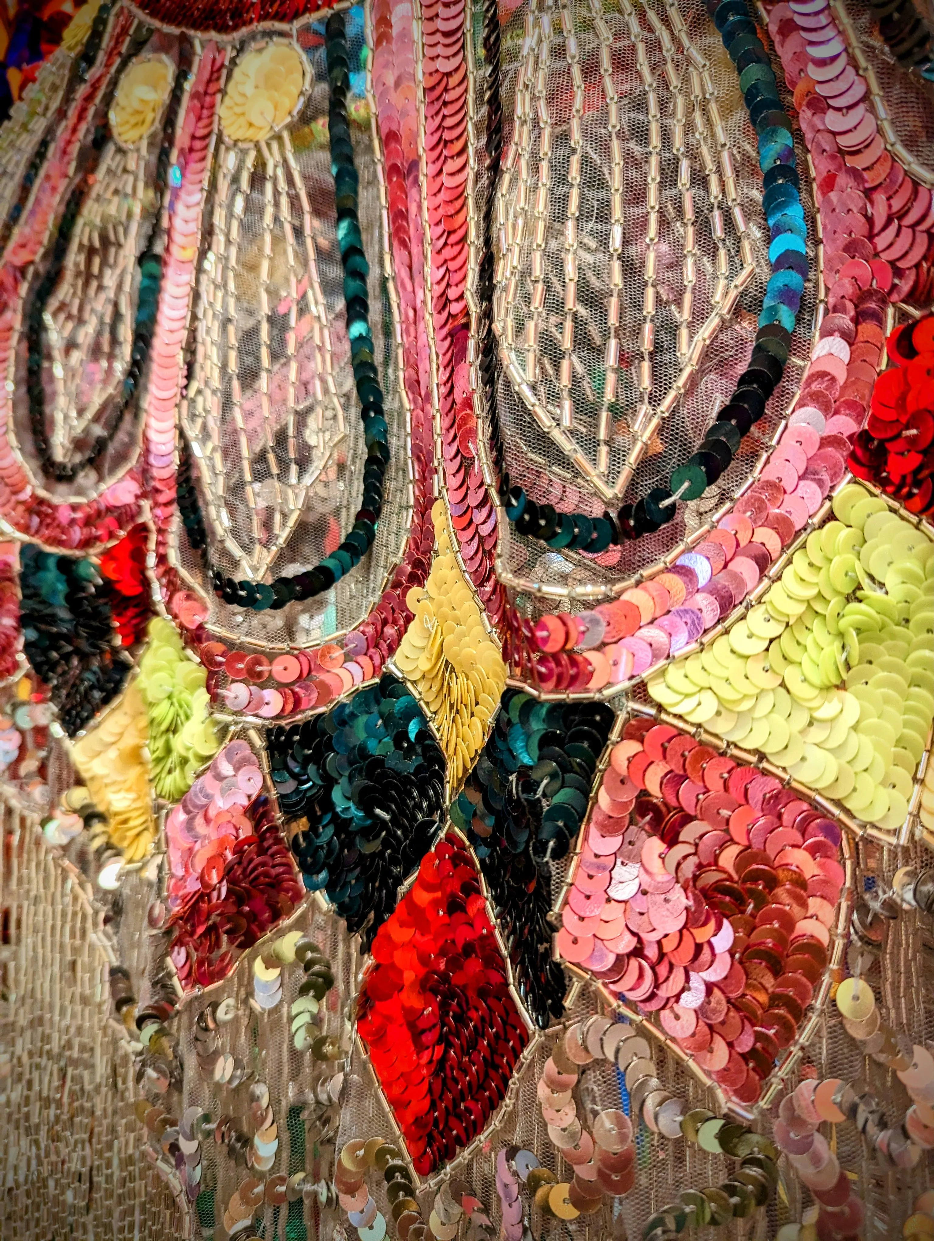 Disco dolly sequin cape