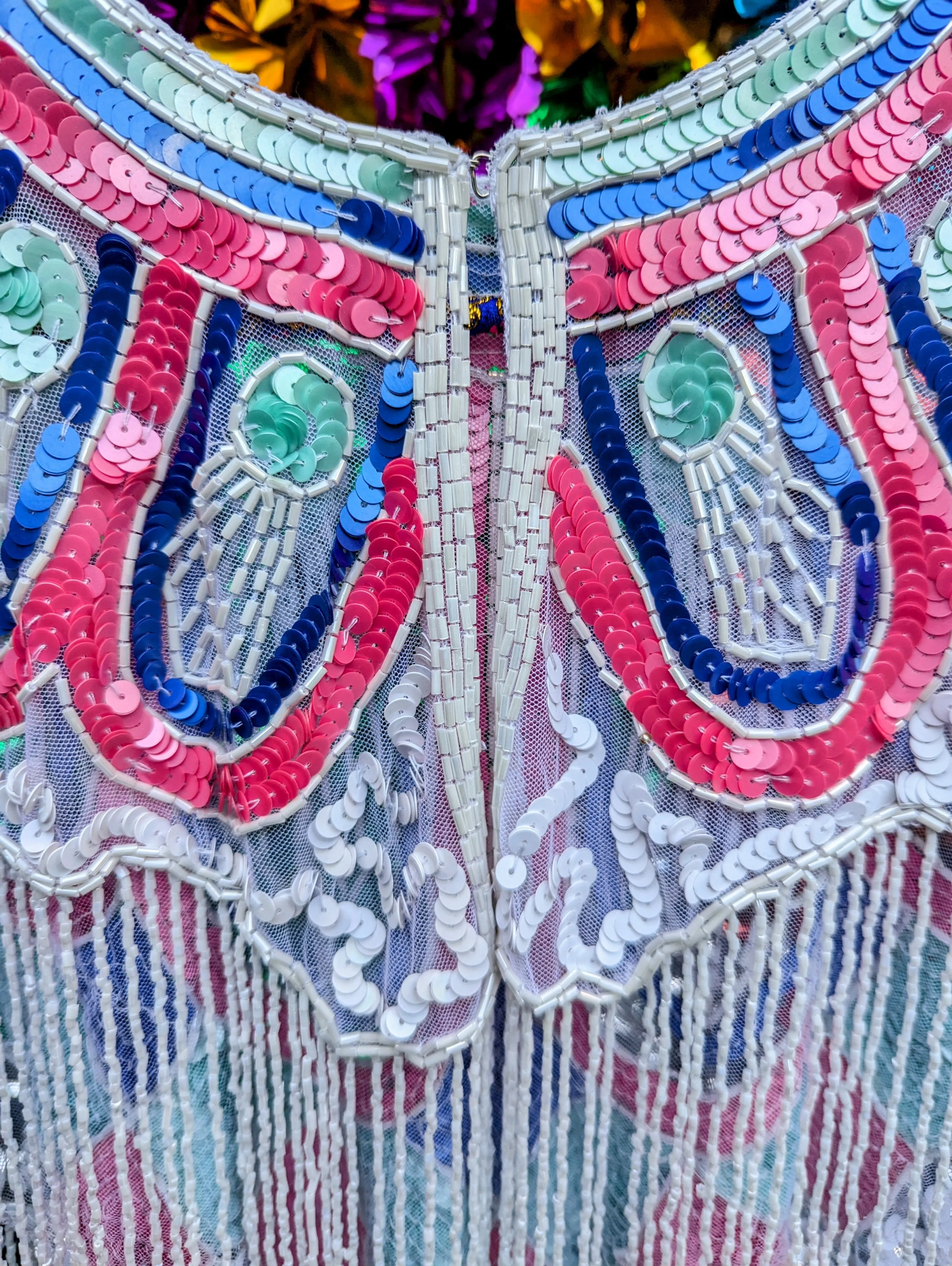 Disco dolly sequin cape
