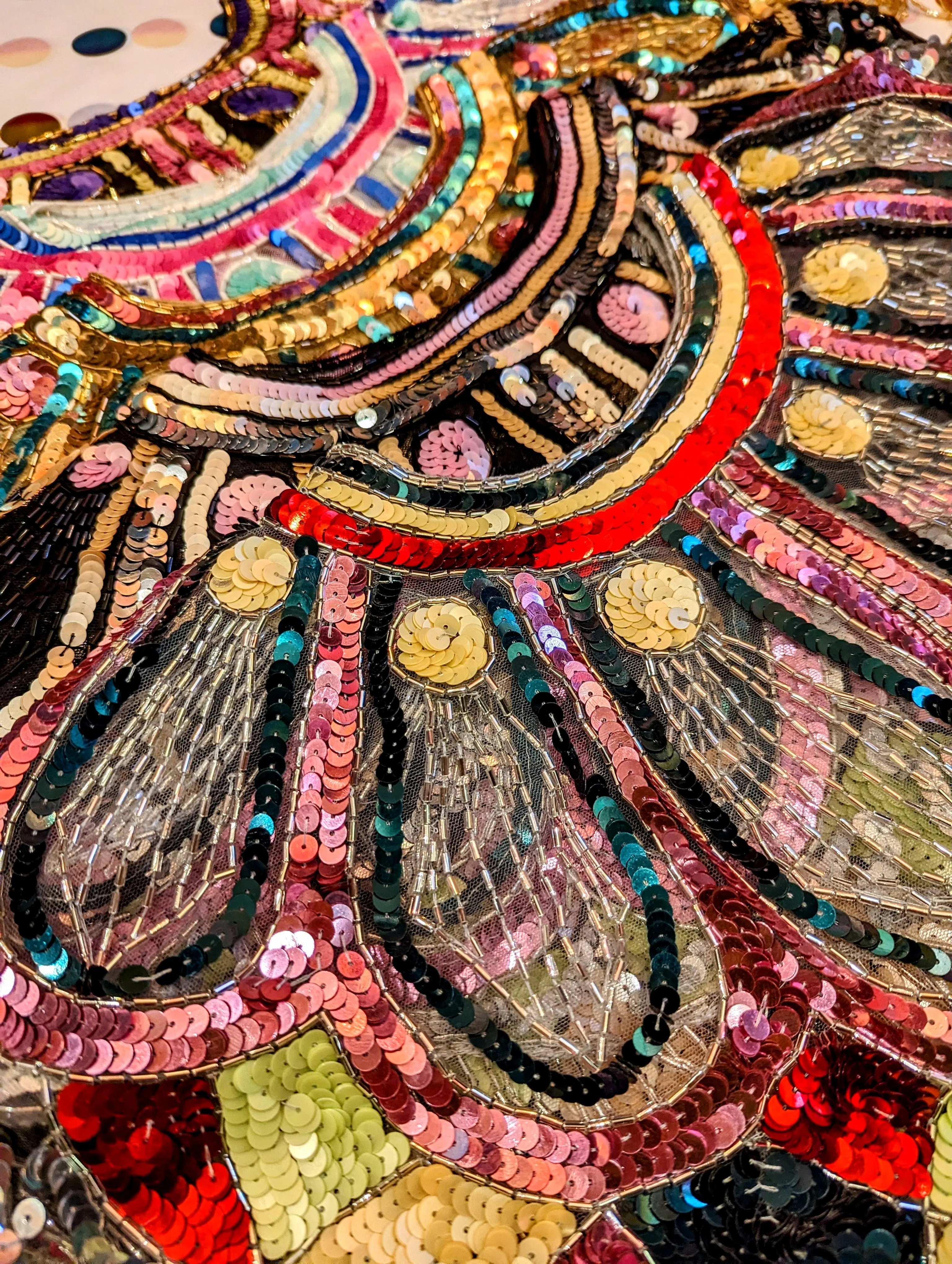 Disco dolly sequin cape