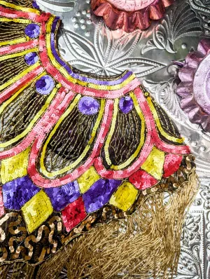 Disco dolly sequin cape