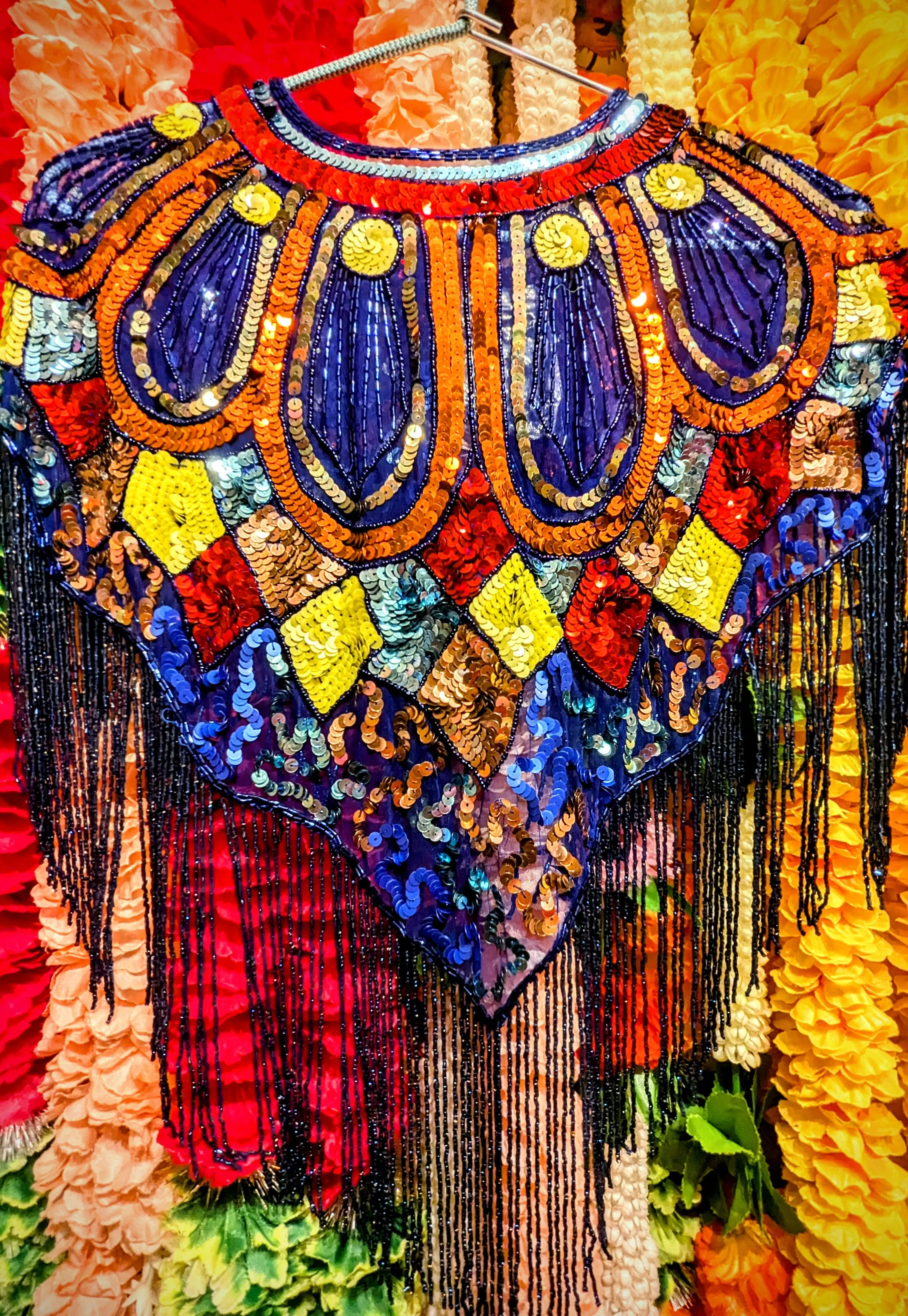 Disco dolly sequin cape