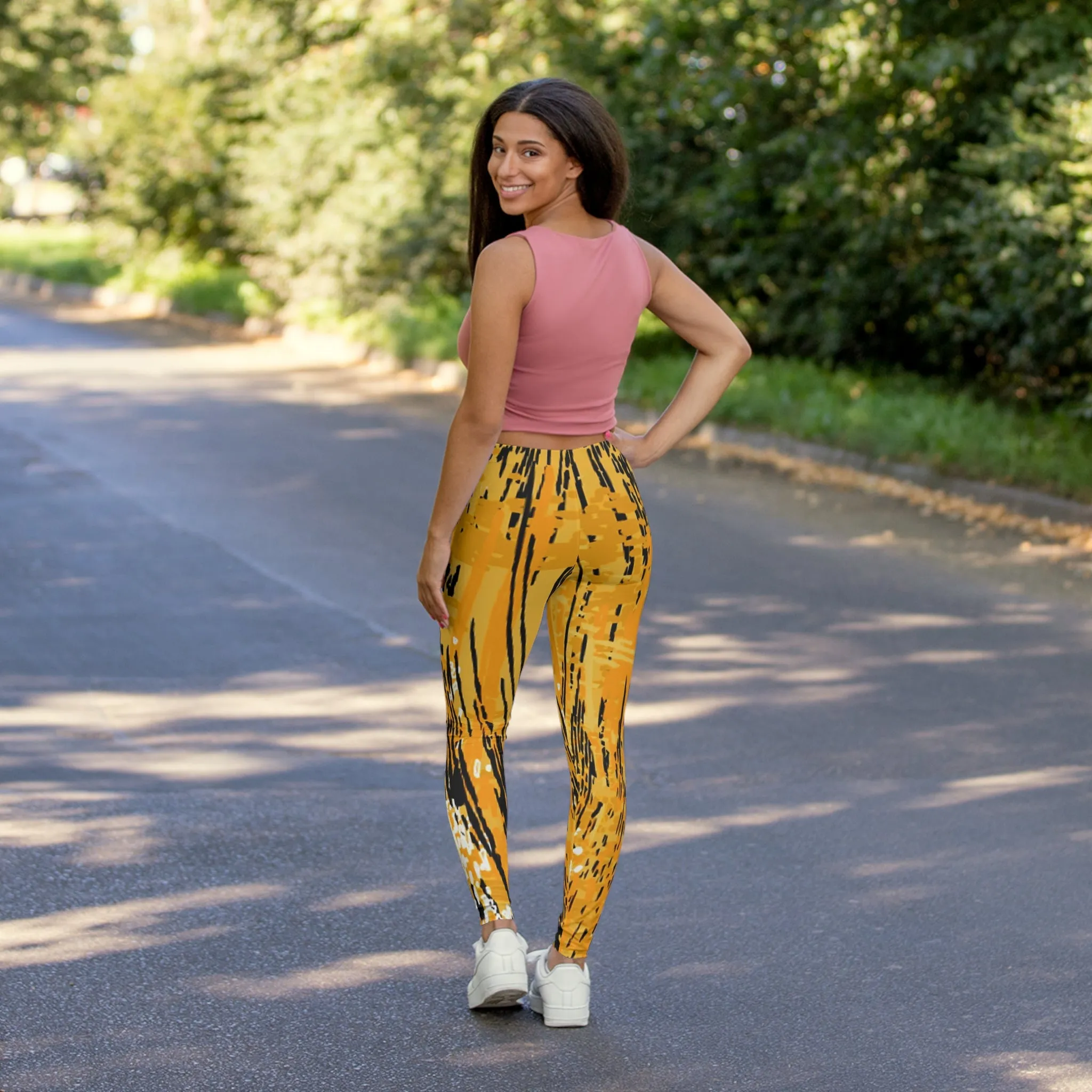 Disordered Spandex Leggings