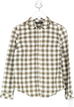 dorothy perkins Brown Checked Shirt UK 12