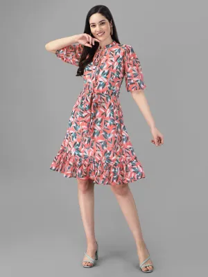 dresses for Women western wear Dark Peach Dress