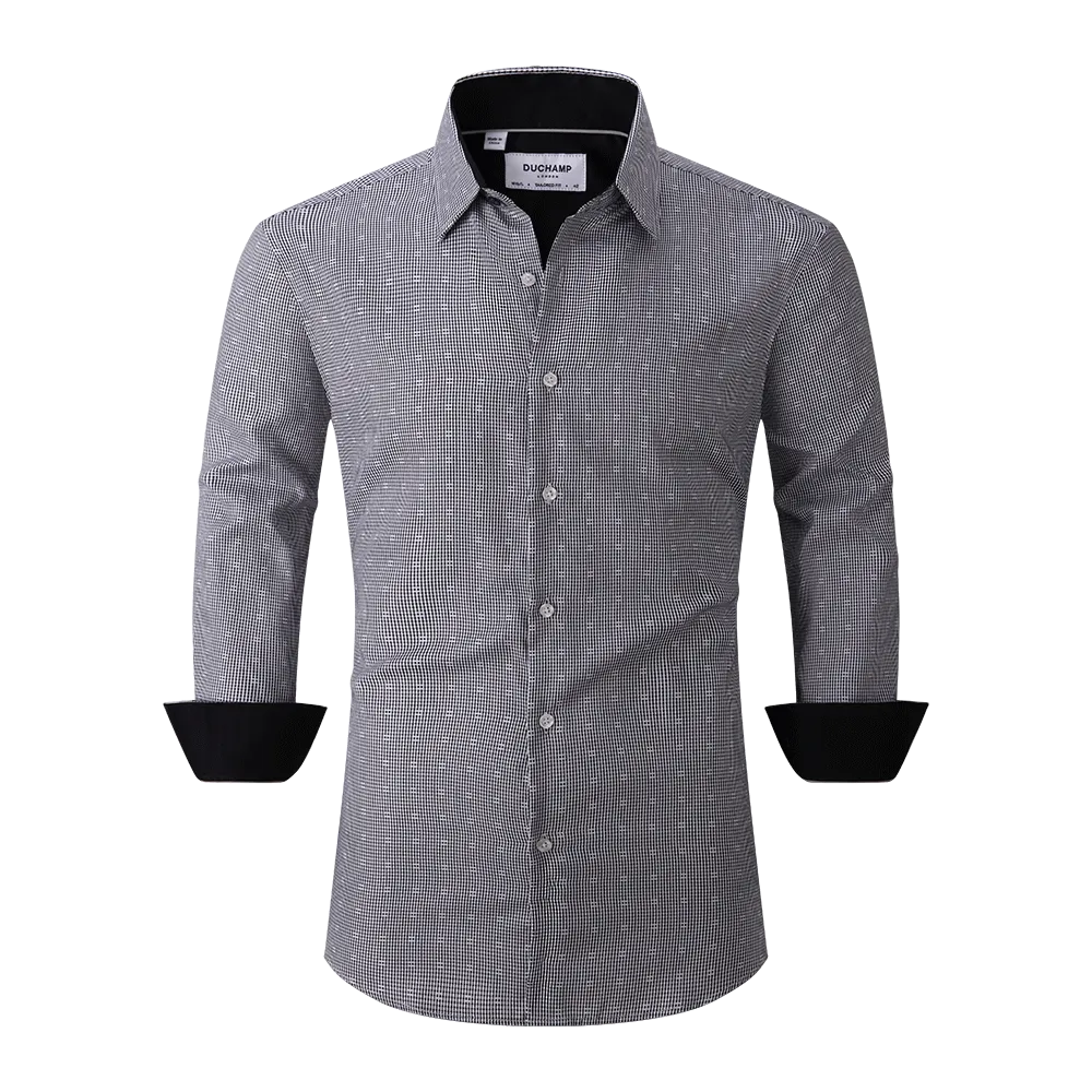 Duchamp London Fancy Check Dress Shirt