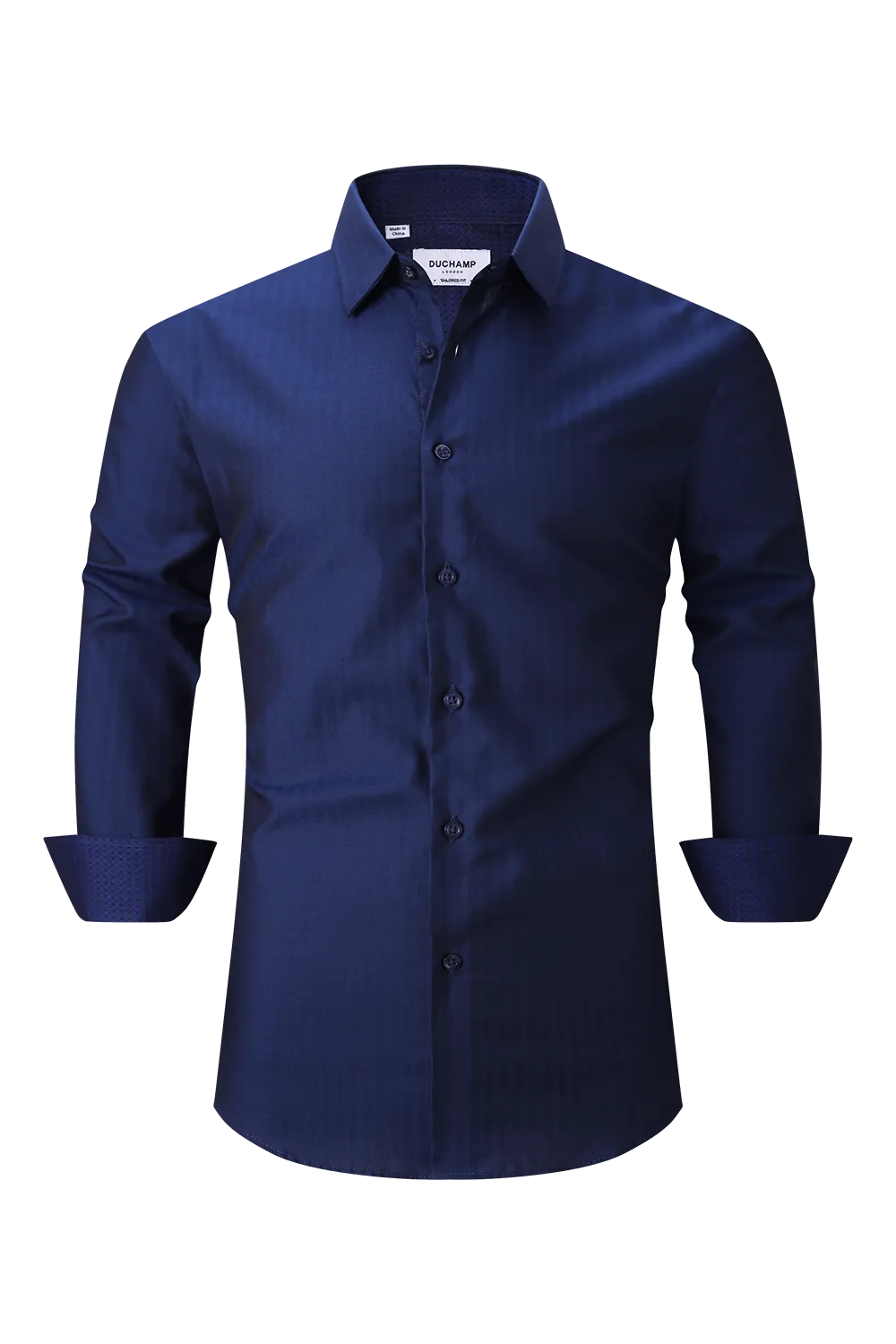 Duchamp London Herringbone Dress Shirt
