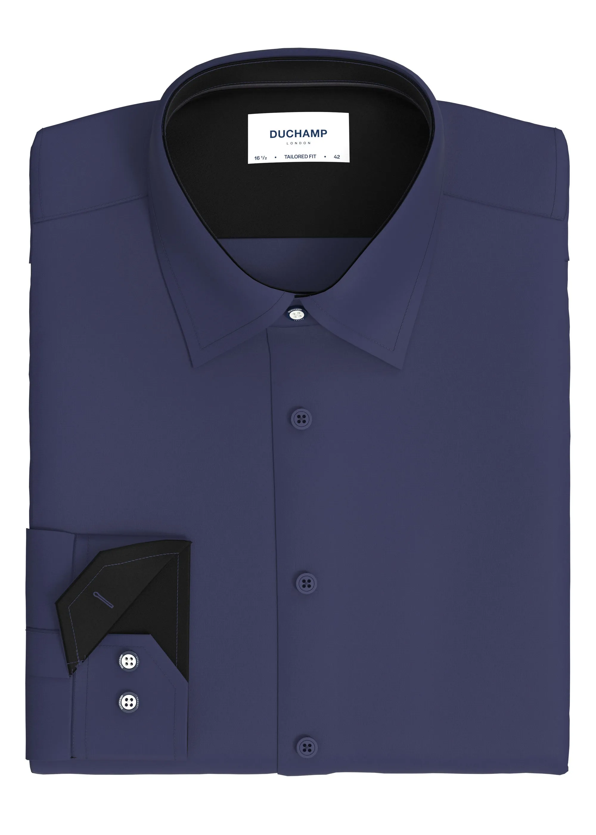 Duchamp London Solid Dress Shirt