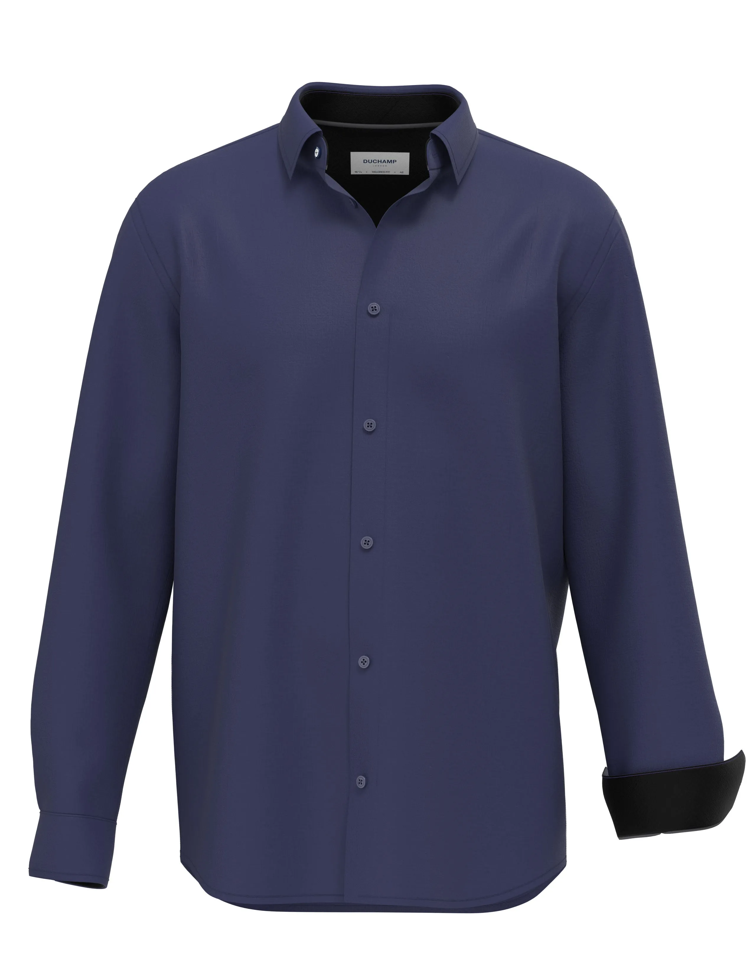Duchamp London Solid Dress Shirt