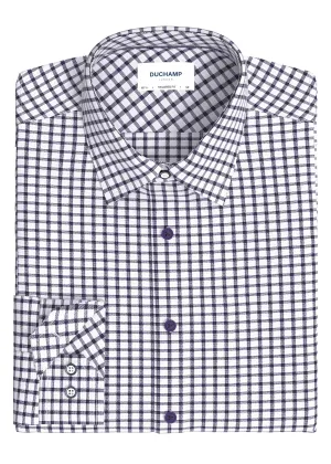 Duchamp London Windowpane Dress Shirt