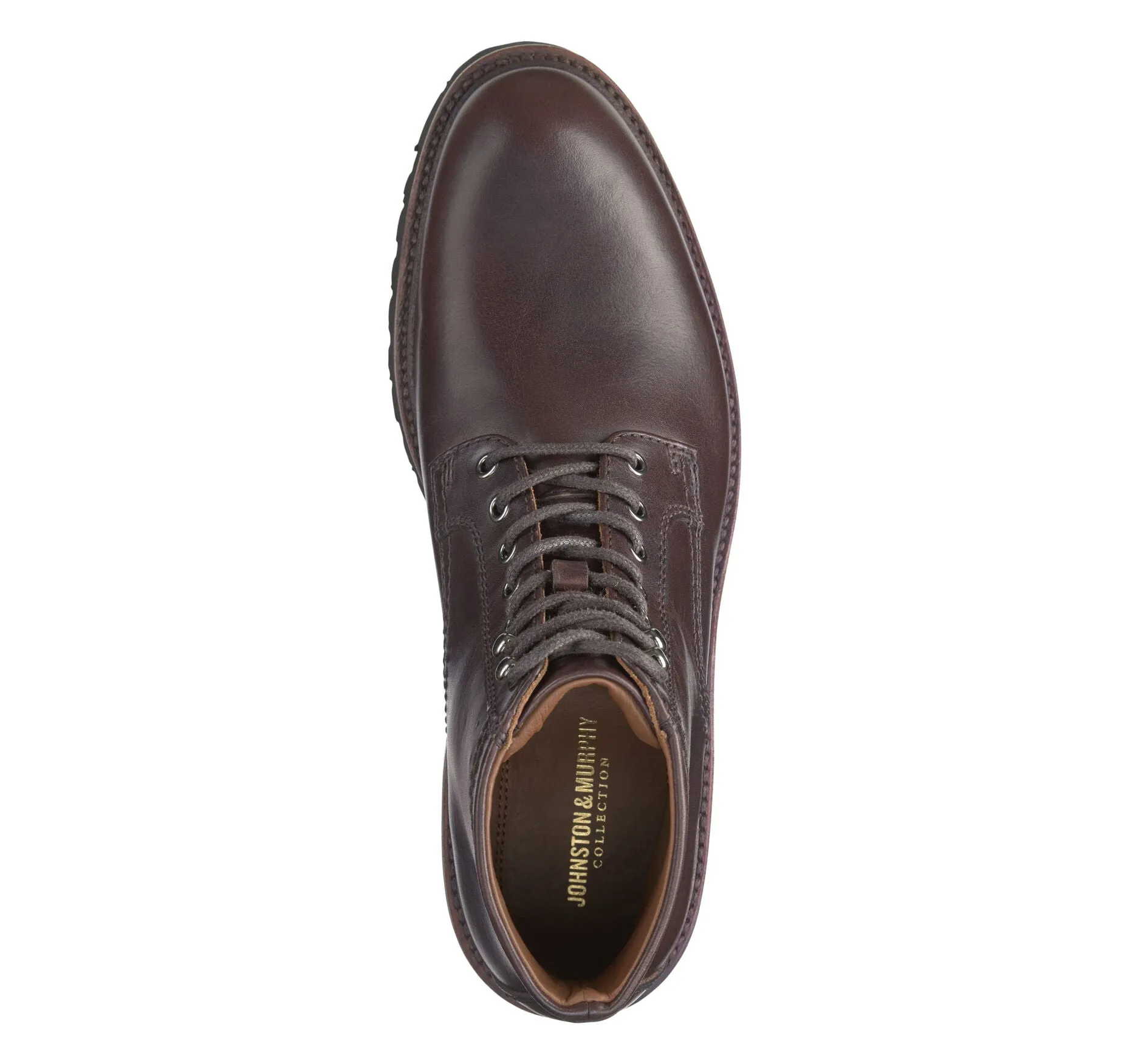 Dudley Lug Plain Toe Boot - Mens Lace Up Boot