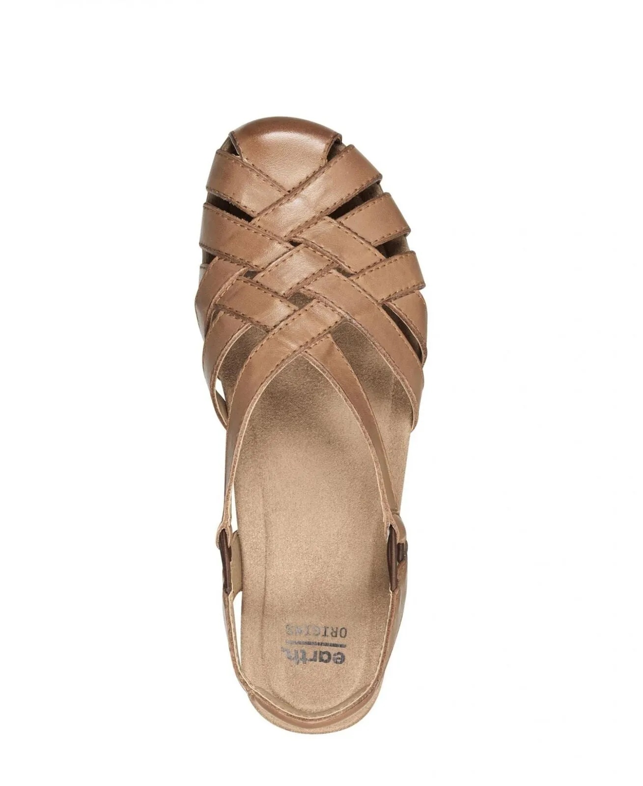 Earth Origins Berri Women's Sandals 7207612WLEA Alpaca Brown 7M