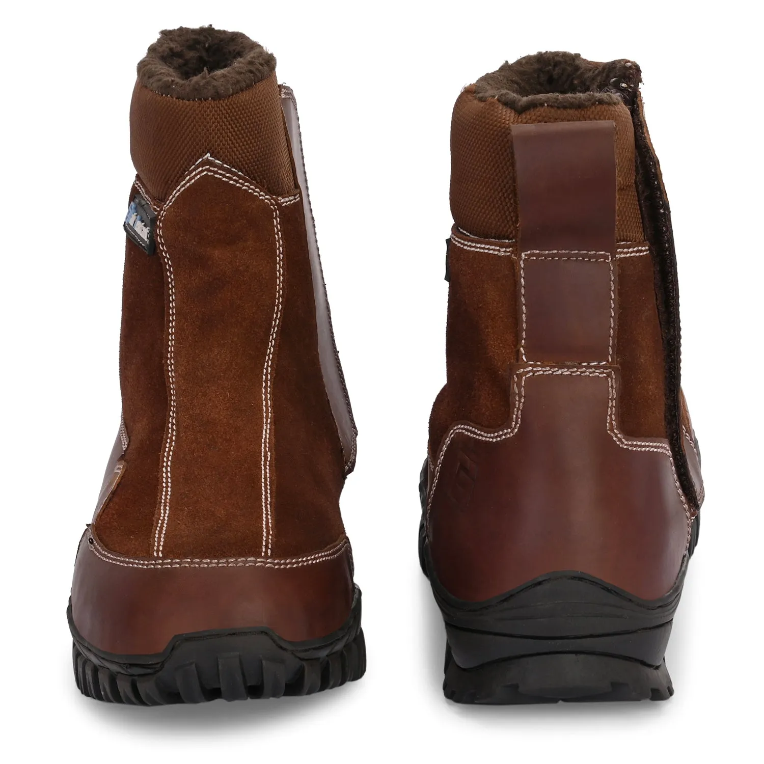 Eego Italy Snug Genuine Leather Winter Snow Boots With Fur