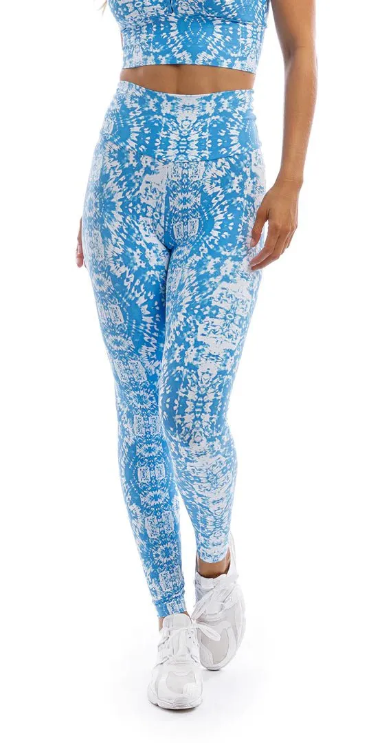 Electric Tie Dye Eco Scrunch Bum Leggings