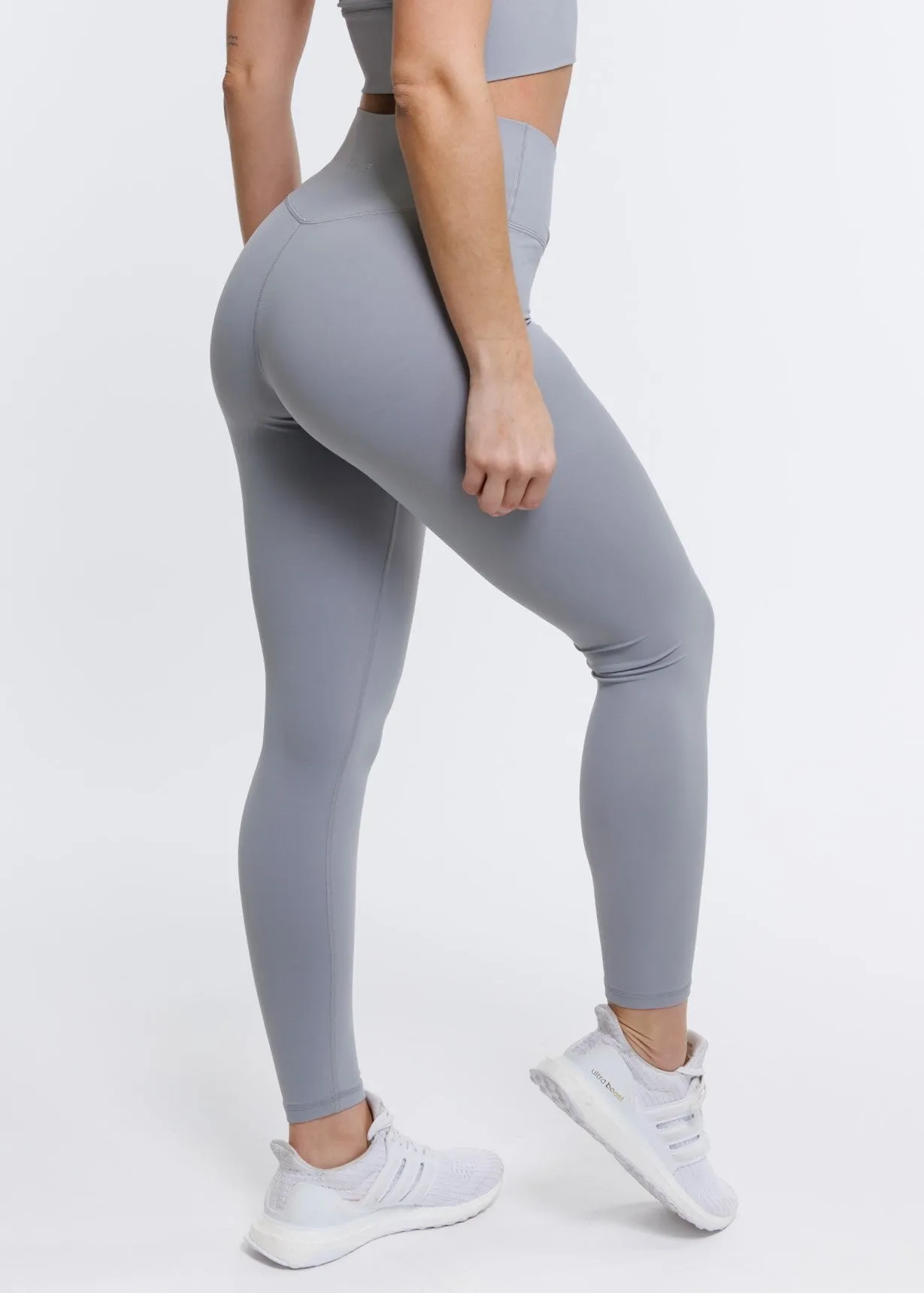 Elevate Cross Leggings - Grey