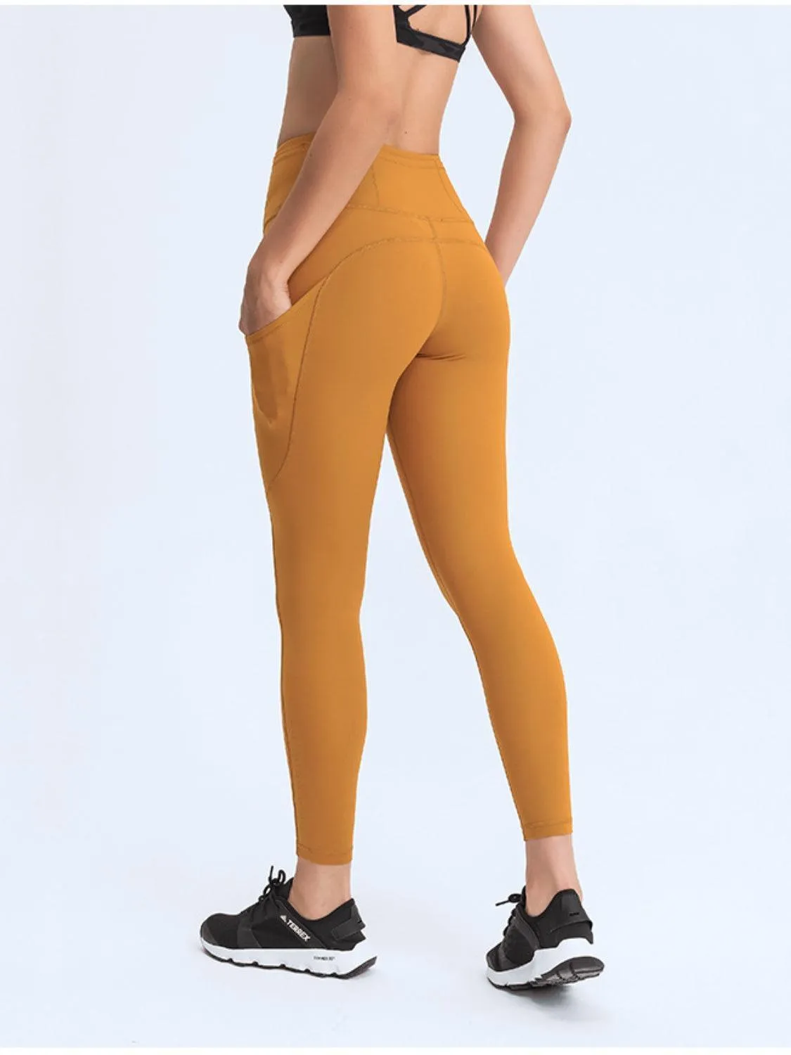 Elite Fit Wide Waistband Activewear Leggings