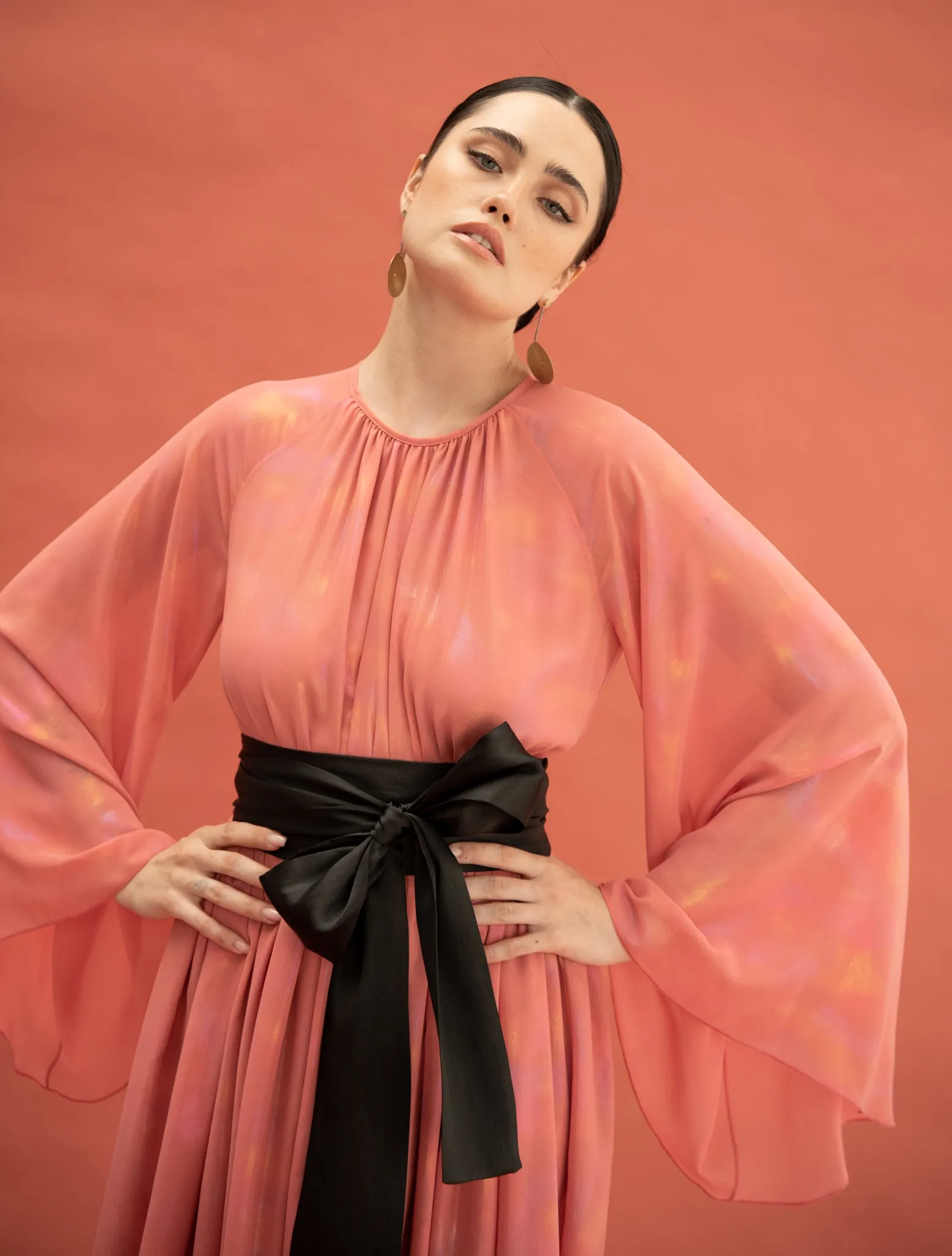 Elmira Coral Dress
