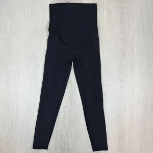 Emamaco Womens Maternity Black Activewear Leggings Size Small
