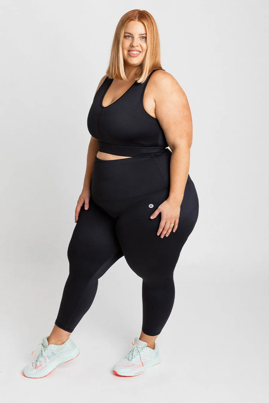 Essential High-Waist Move 7/8 Length Legging - Black