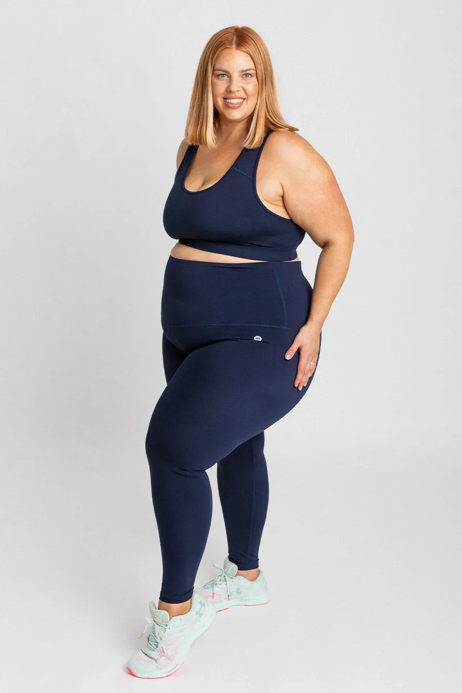 Essential High-Waist Move Full Length Legging - Navy