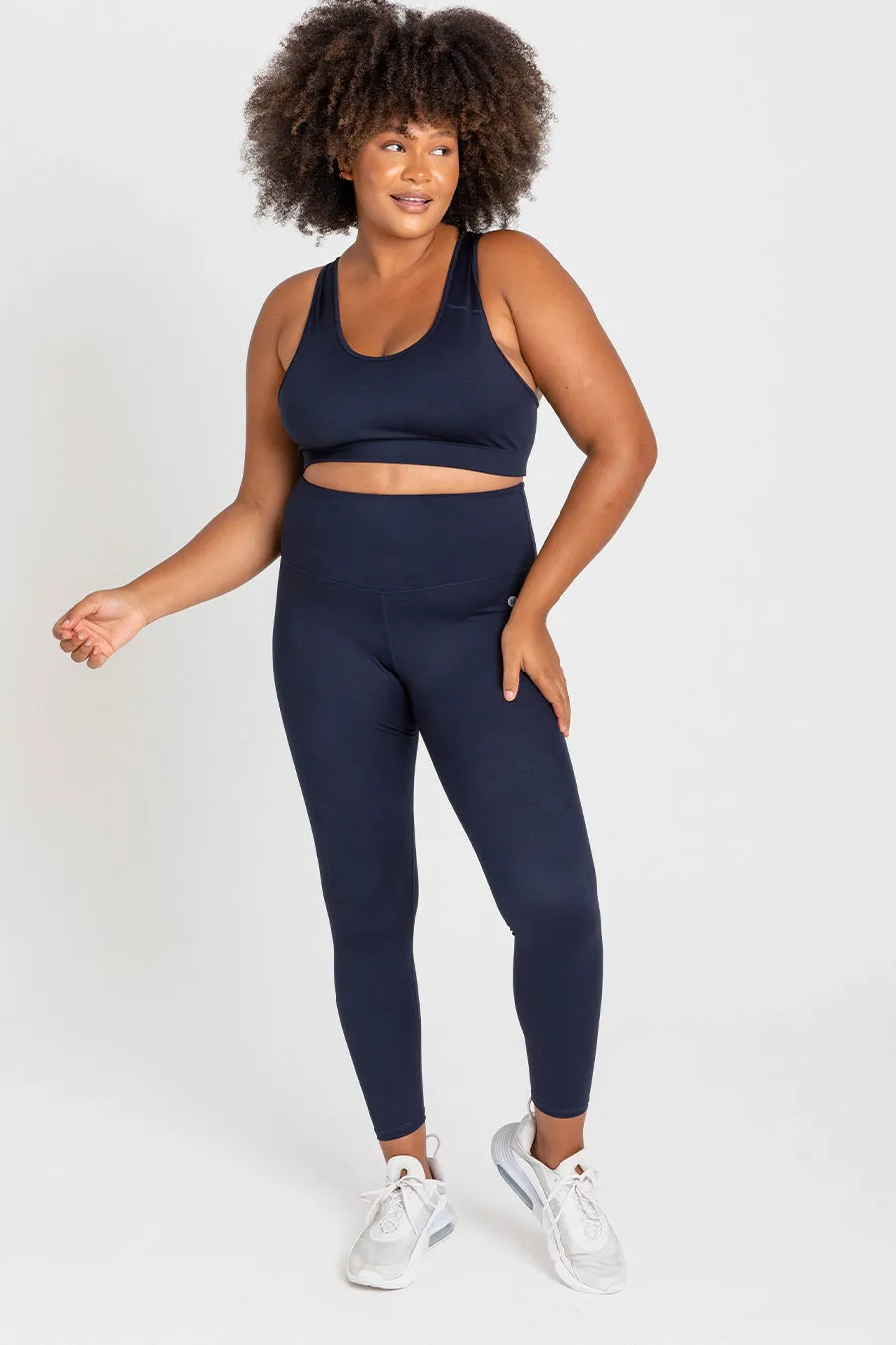 Essential High-Waist Move Full Length Legging - Navy