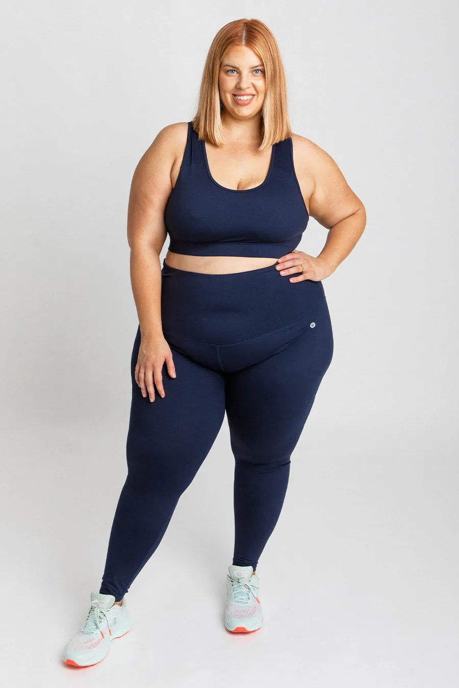 Essential High-Waist Move Full Length Legging - Navy
