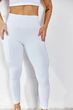 Everyday Sculpt Pocket Leggings - High Rise 7/8" Double-Lined with Side Pockets and Compression Fit