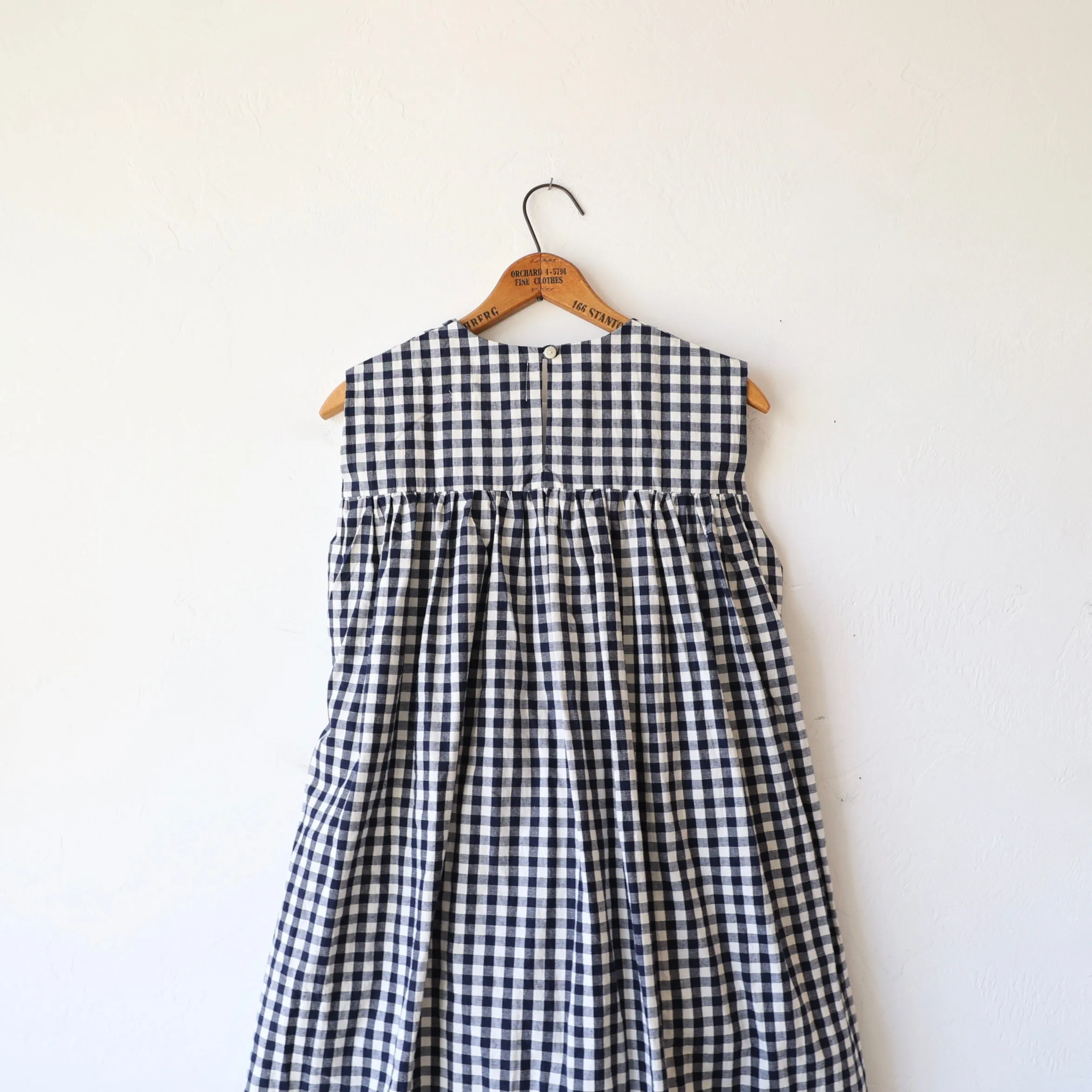 Fabiana Pigna Lamin Dress - Navy Gingham