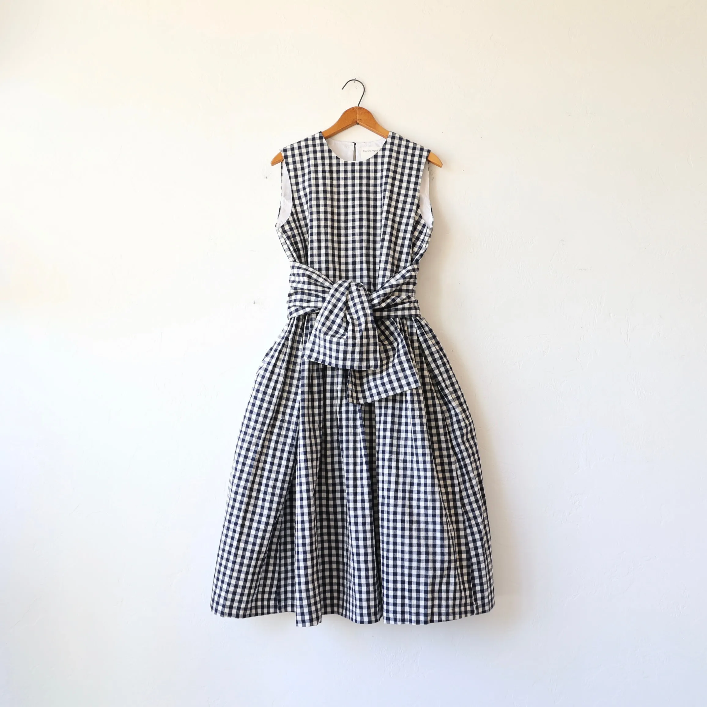 Fabiana Pigna Lamin Dress - Navy Gingham