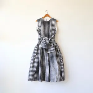 Fabiana Pigna Lamin Dress - Navy Gingham