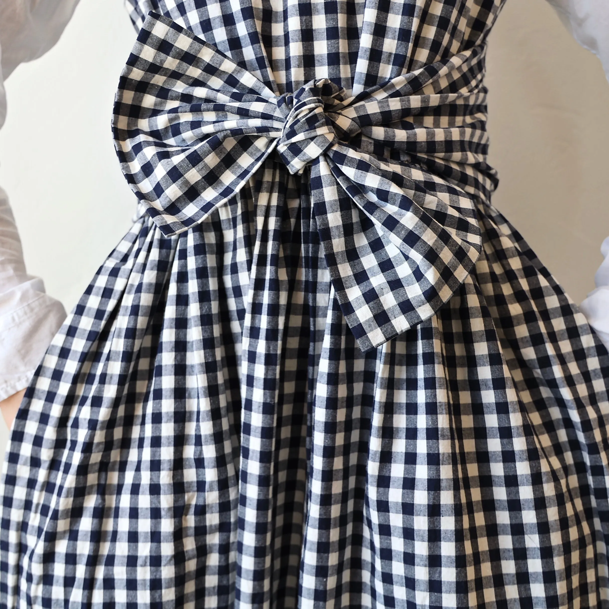 Fabiana Pigna Lamin Dress - Navy Gingham