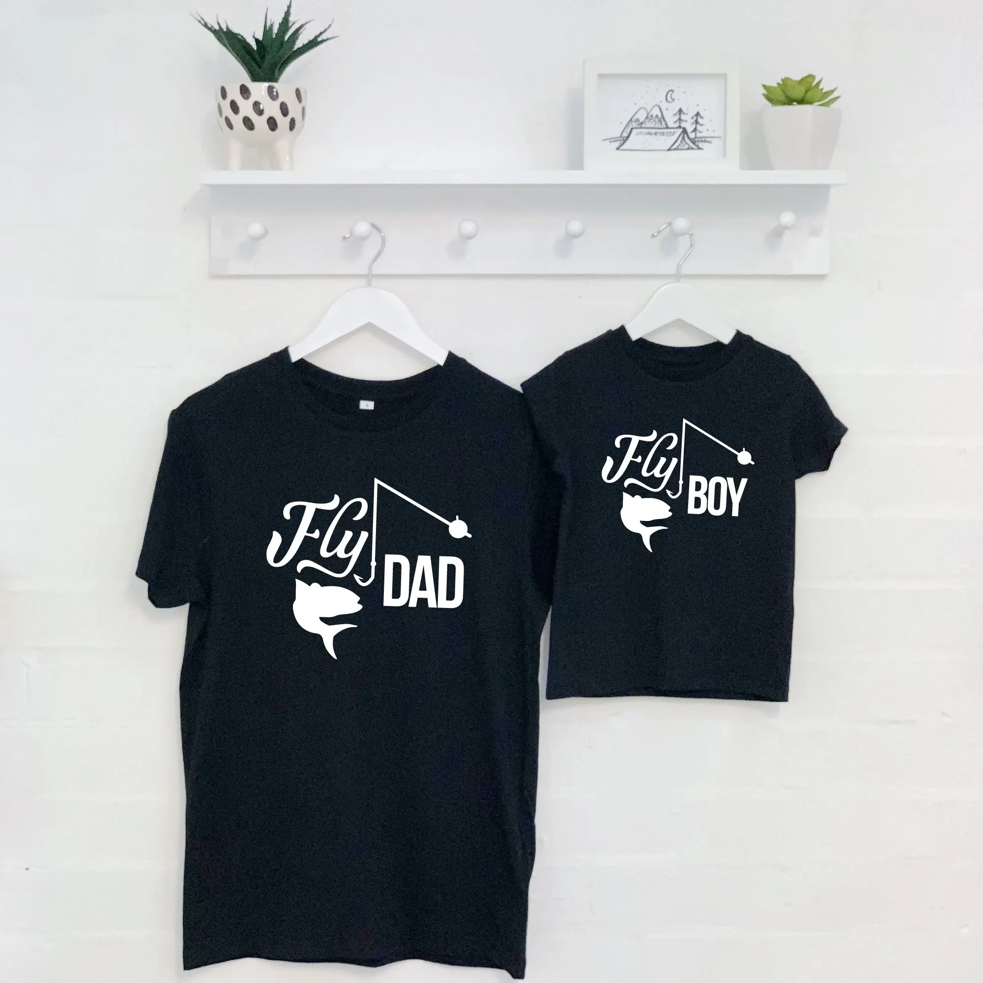 Fishing Father And Child Matching T Shirts
