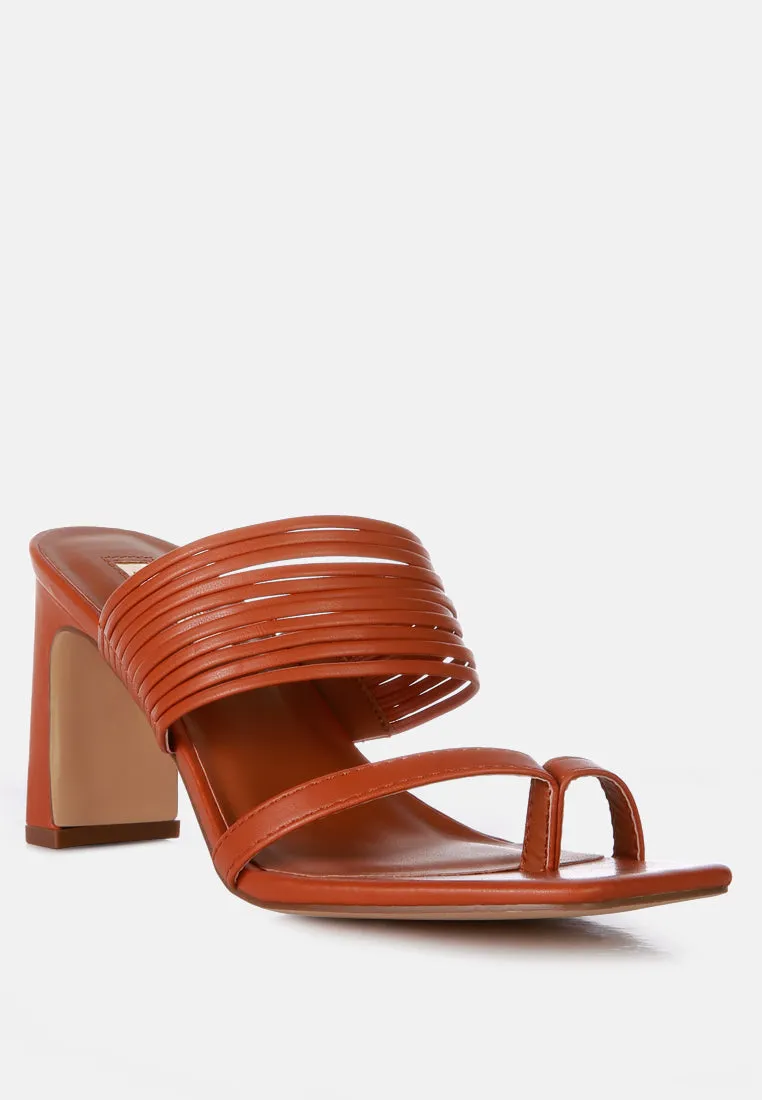 Follow Me Mid Block Heel Sandals By Ruw