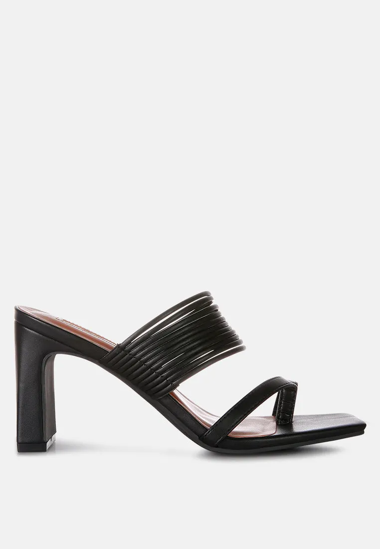 Follow Me Mid Block Heel Sandals By Ruw