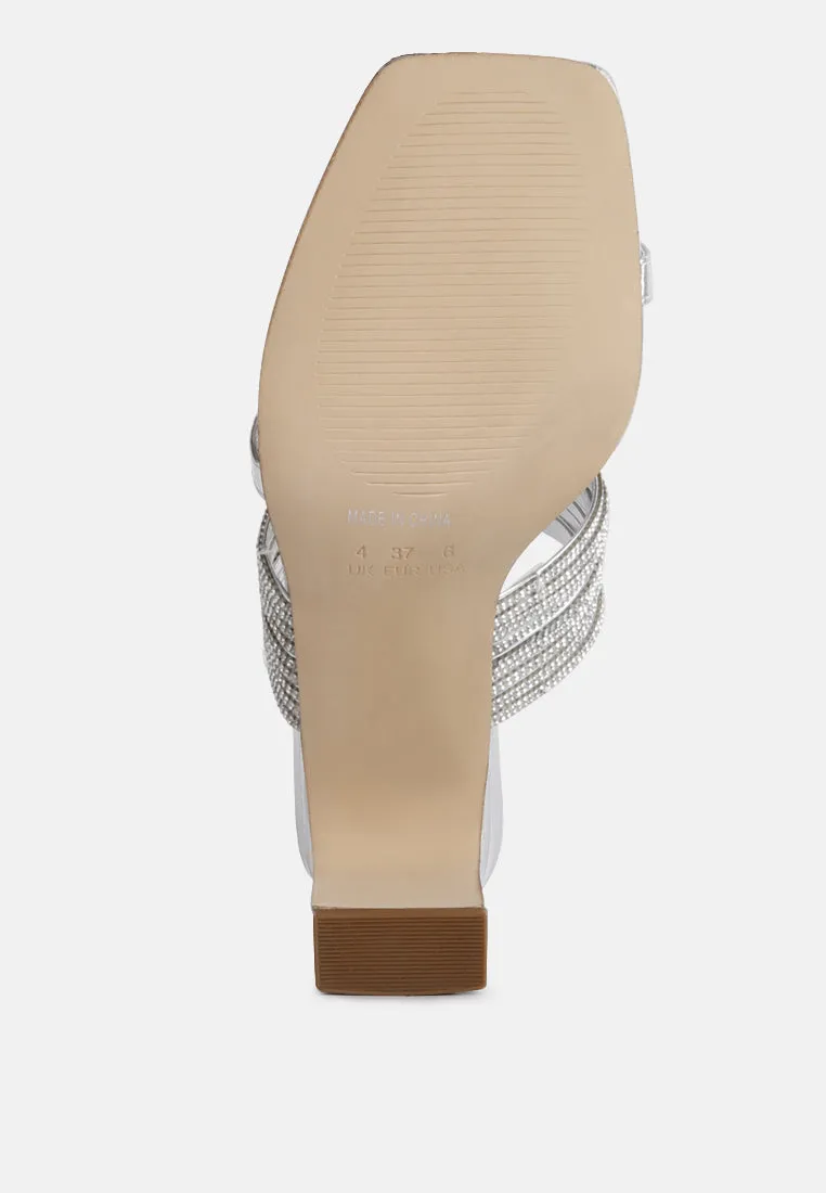 Follow Me Mid Block Heel Sandals By Ruw