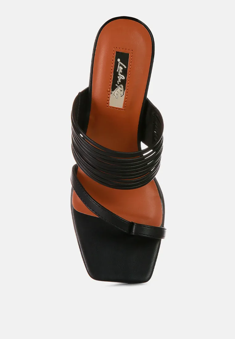 Follow Me Mid Block Heel Sandals By Ruw