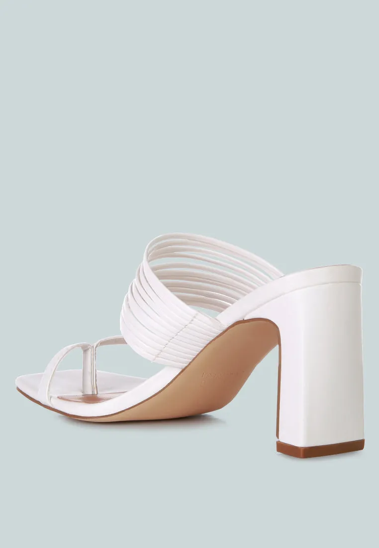 Follow Me Mid Block Heel Sandals By Ruw