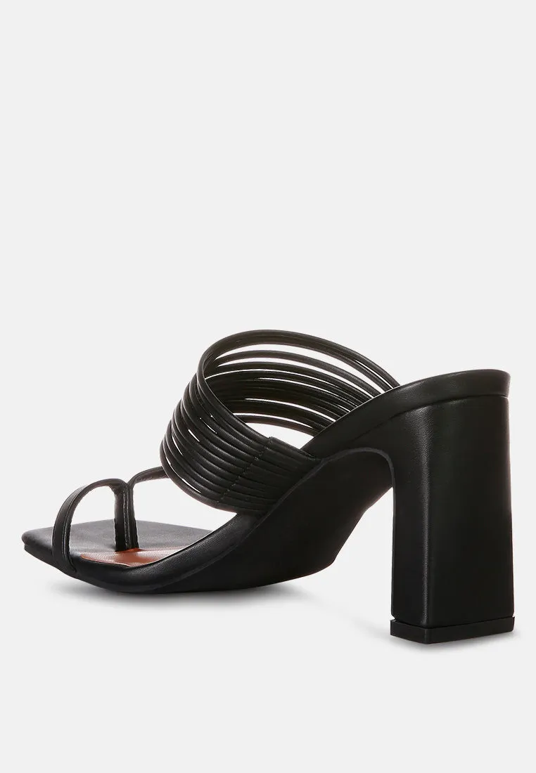 Follow Me Mid Block Heel Sandals By Ruw