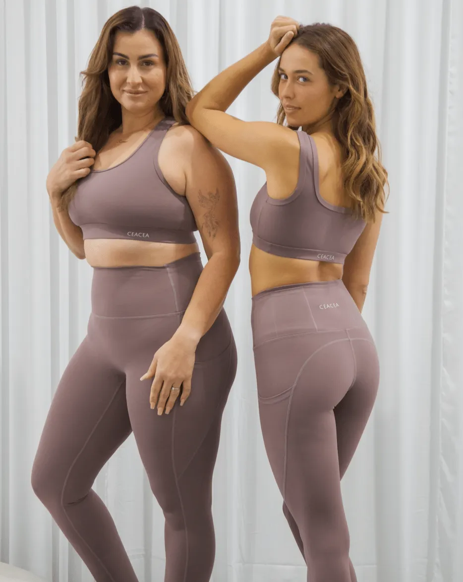 Full Length Leggings - Cocoa