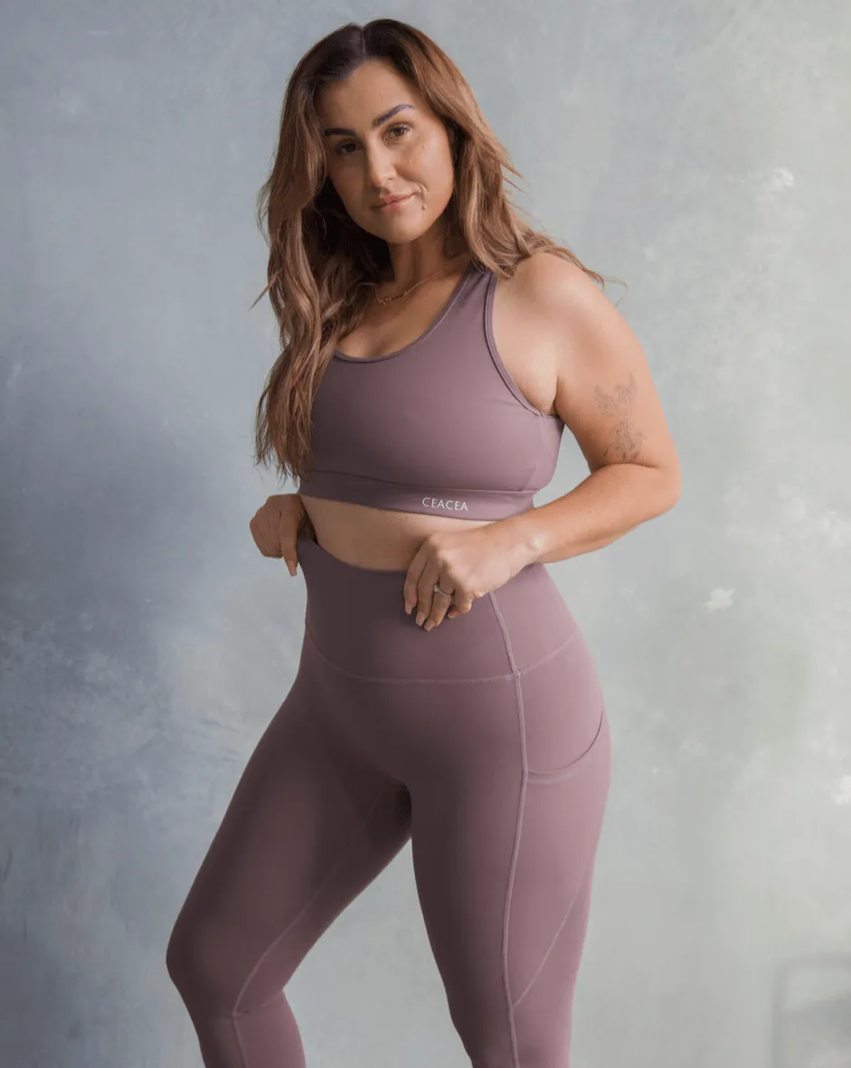 Full Length Leggings - Cocoa