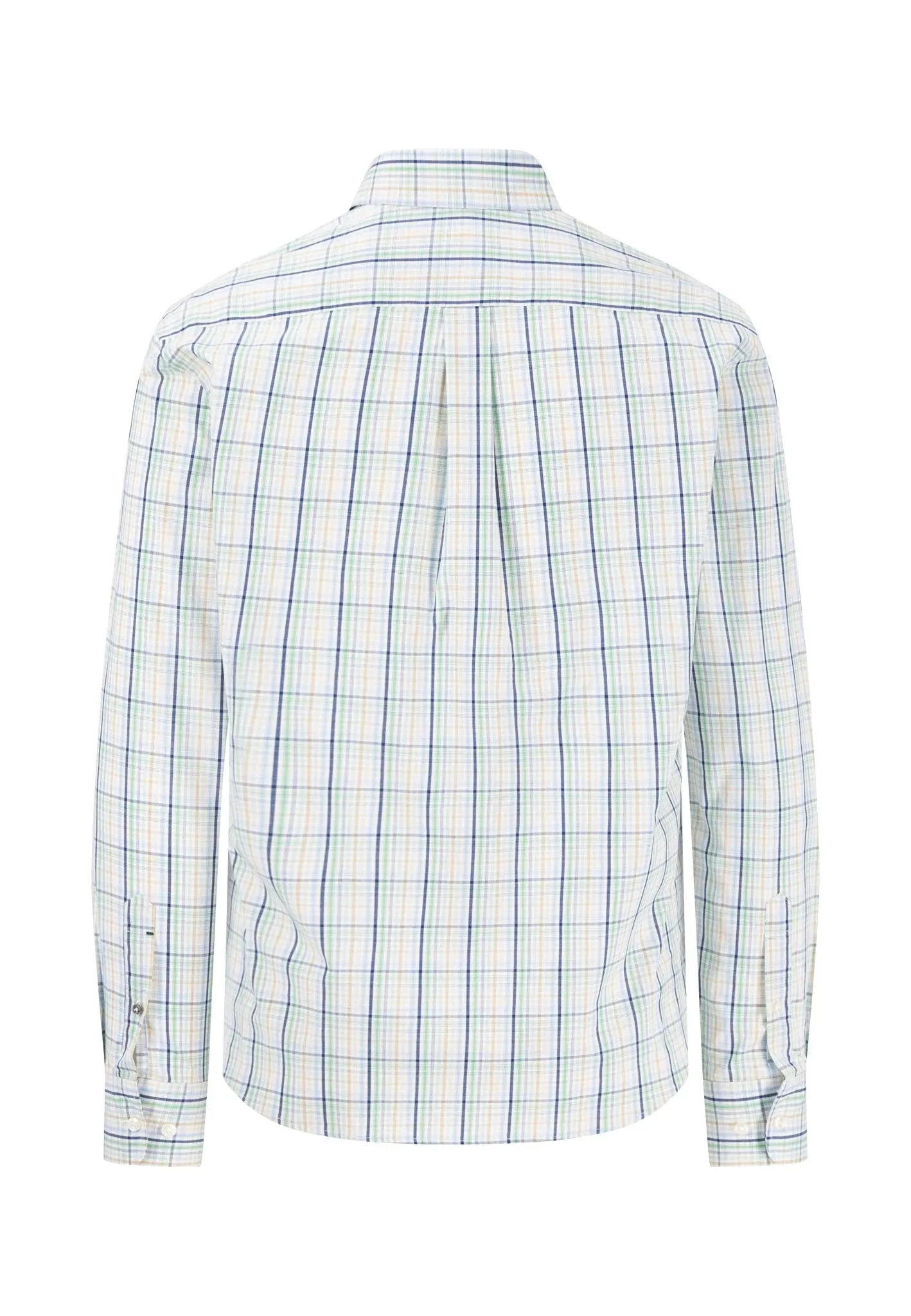 FYNCH HATTON Pure Cotton Checked Shirt - Men's – Turf Green