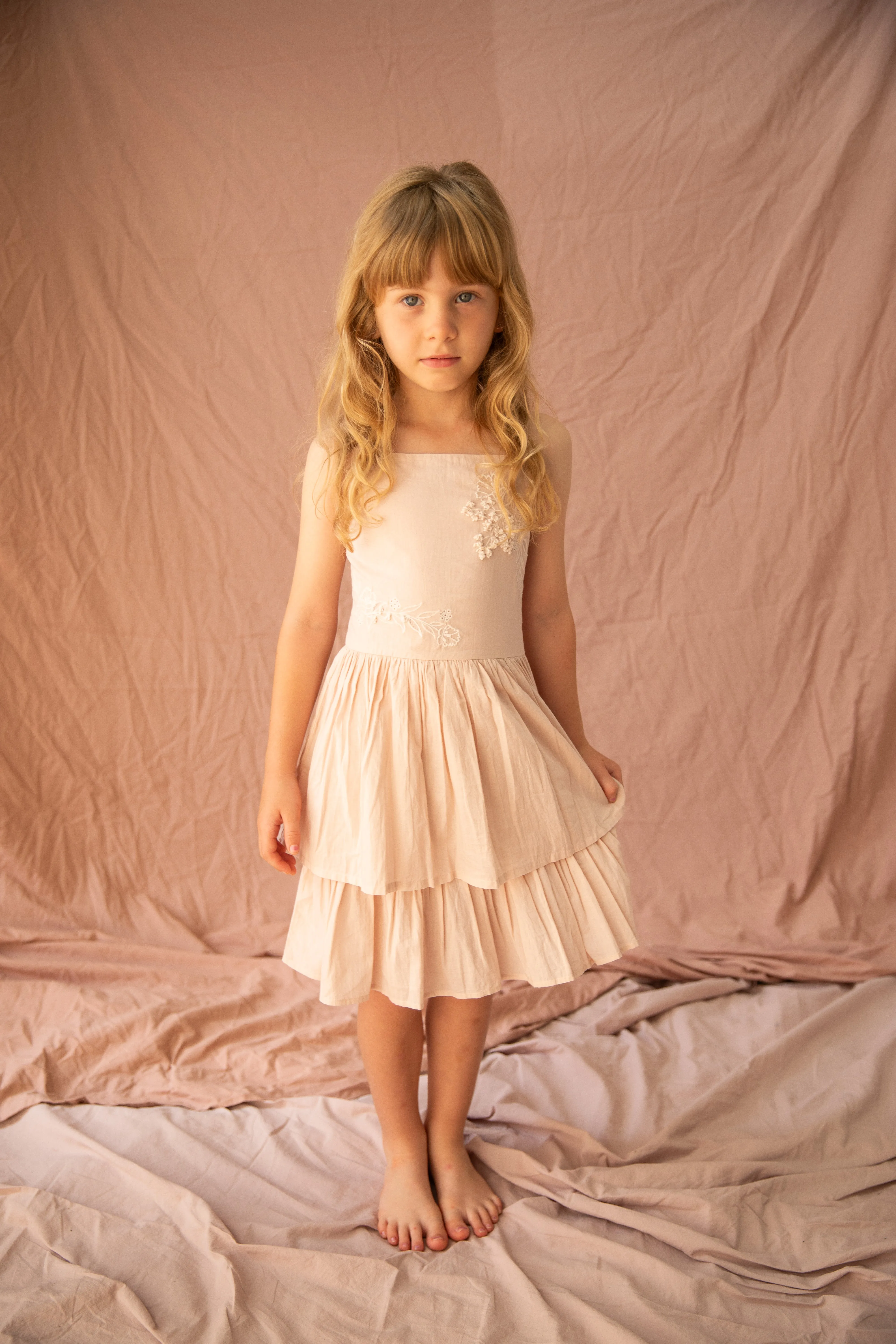 Gabriella Dress-Almond
