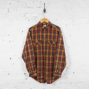 Gap Checked Shirt - Green/Yellow/Red - L