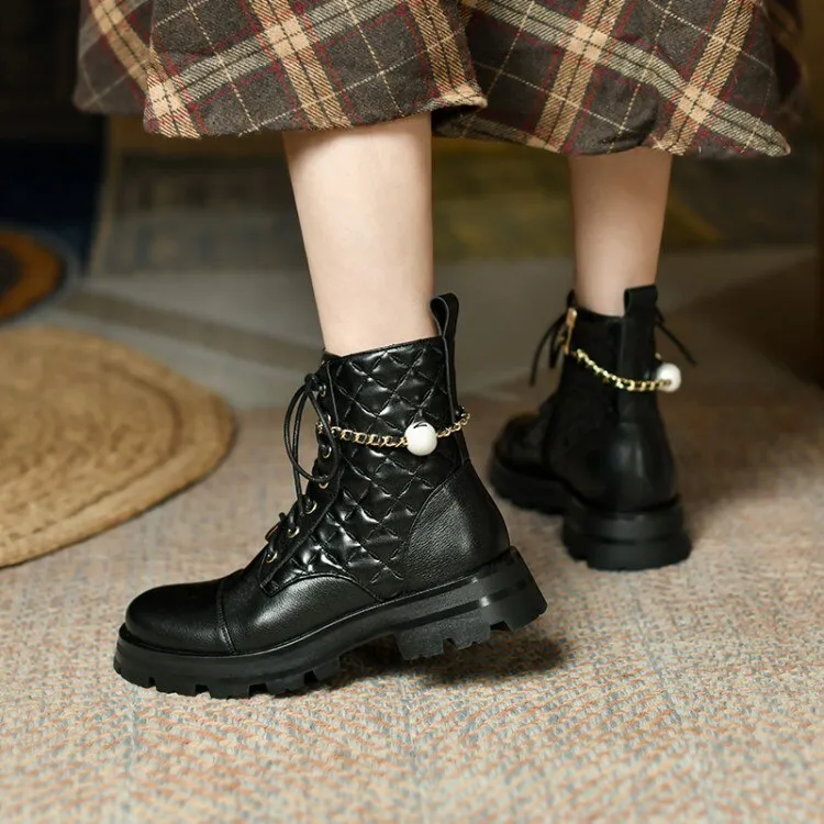 Genuine Cow Leather Boots for Women