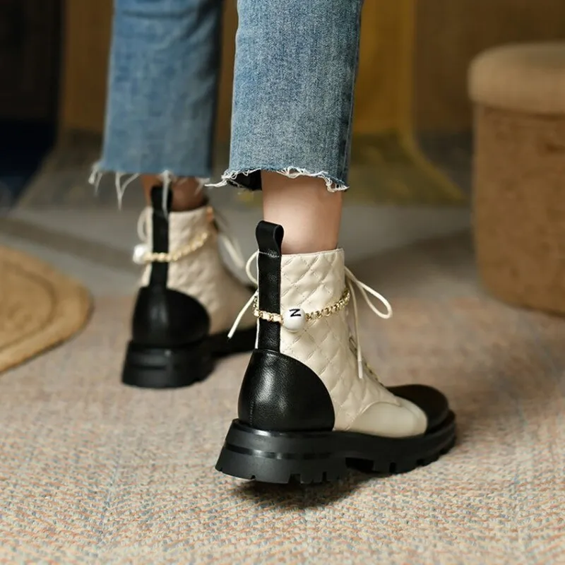 Genuine Cow Leather Boots for Women