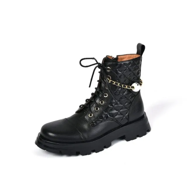 Genuine Cow Leather Boots for Women